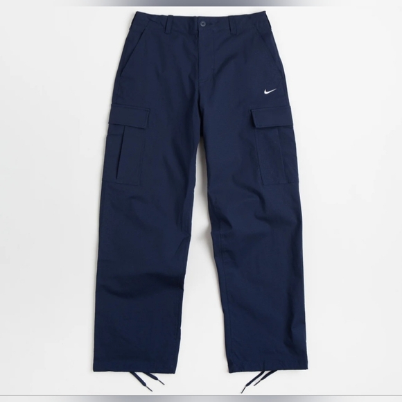 Nike SB Ripstop Loose Skate Utility Cargo Pants Navy Men Size 32x32 FD6342-451